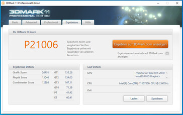 3DMark 11 (Balanced, plugged in)