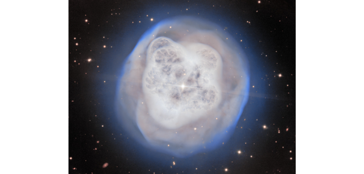 NGC 1514'ü gösteren bir görüntü.