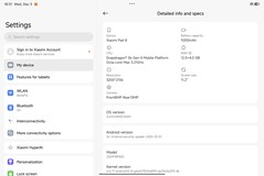 Xiaomi Pad 8 yazılımı