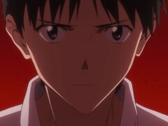 Evangelion 3.01.01 Thrice Upon a Time filminin fragmanından Shinji Ikari'nin ekran görüntüsü