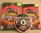 Xbox'a özel Dungeons and Dragons Heroes diski ve kutusu