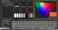 CalMAN: ColorChecker (kalibre edilmiş)