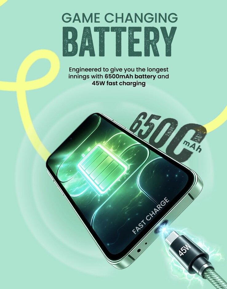 Tecno Pop X 5G, 6.500 mAh bataryaya sahiptir 