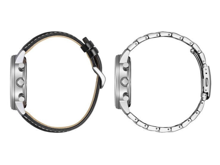 Yeni CA472 saatler deri ve metal kayışların bir karışımına sahip. (Resim kaynağı: Citizen)