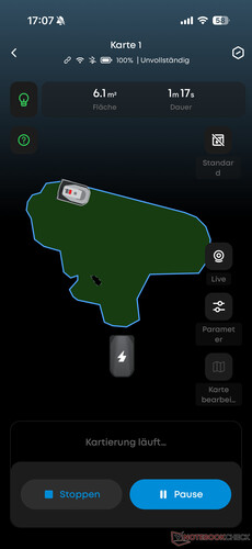 Eufy C15'in otomatik haritalanması