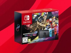 Nintendo Switch Mario Kart 8 Deluxe paketi gösteriliyor
