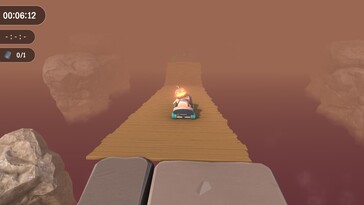 Resim: Super Adventure Hand oyunundan bir ekran görüntüsü.