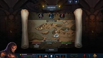 Resimde görülüyor: Legend of Keepers'dan bir oynanış ekran görüntüsü: Bir Zindan Yöneticisinin Kariyeri.