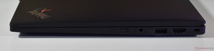 sağ: 3,5 mm Ses, 3,5 mm Ses, USB-A 3.2 Gen 1, HDMI, Kensington Kilidi