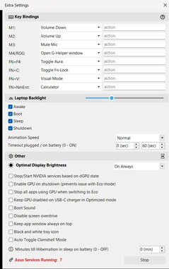 Üst - ek tuşları yapılandırın; alt - 7 Asus işlemi etkin