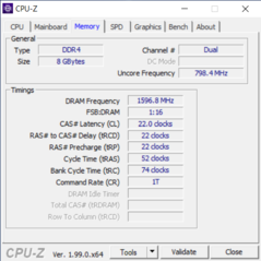 CPU-Z Bellek