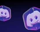Discord Clyde logosunu içeren 3D yarı saydam küp simgeleri