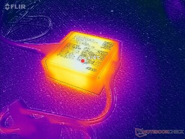 AC adaptörü yük altındayken 48 C'nin üzerine çıkar