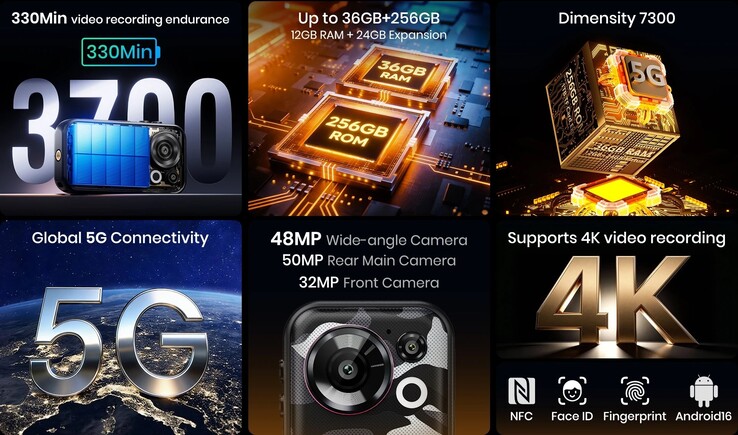 Etkileyici 322 PPI değerine sahip 4 inçlik kompakt ekran önemli bir satış noktasıdır.