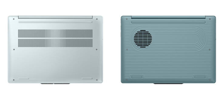 IdeaPad Vibe 14AGP12, soldan sağa metal veya plastik alt kapakla da yapılandırılabilir.