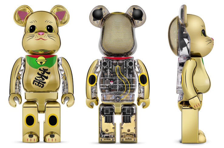 Be@rbrick Audio x Maneki Neko Bluetooth hoparlör. (Görsel kaynağı: Be@rbrick Audio)