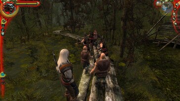 Görselde: The Witcher: Enhanced Edition Director's Cut oyunundan bir oynanış ekran görüntüsü.