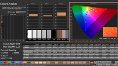 CalMAN: ColorChecker (kalibre edilmiş)