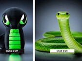Razer, Sneki Snek maskotunun DLSS 5 ile nasıl görünebileceğini gösteriyor.