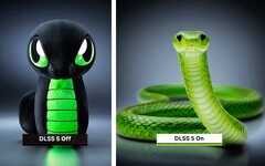 Razer, Sneki Snek maskotunun DLSS 5 ile nasıl görünebileceğini gösteriyor.