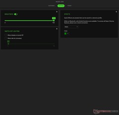 Razer Joro Synapse aydınlatma ayarları
