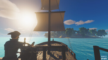 Salt 2: Shores of Gold'daki bir ortamı gösteren bir görüntü.