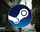 Steam logosunu ve şu anda %90 indirimli olan Steelrising oyununu gösteren bir görsel.