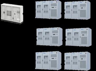 Altı adede kadar ünite paralel bağlanabilir.