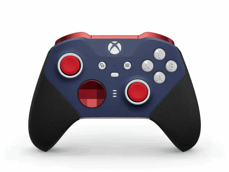 Xbox Elite Kablosuz Oyun Kumandası Seri 2 Core Kırmızı ve Mavi.