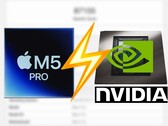 Apple M5 Pro, Geekbench OpenCL'de RTX 5060 Dizüstü Bilgisayar GPU'suna ayak uyduramıyor.