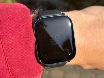 Amazfit Active'in ekranını doğrudan güneş ışığı altında okumak zordur.