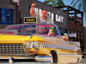 Crazy Taxi World Tour'dan bir ekran görüntüsü