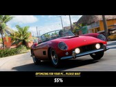 Arka planda gölgelendirici derlemesi ile Forza Horizon 6 yükleme ekranı