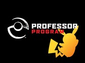Arka planda Pikachu'nun silueti bulunan Pokemon Profesör Programı logosu