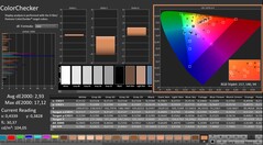 CalMAN: ColorChecker (kalibre edilmiş)