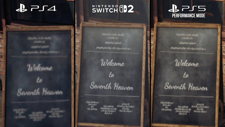 Final Fantasy VII Remake Intergrade'in PS4'e kıyasla Switch 2'deki en büyük nimeti, PS5 sürümünden daha yüksek çözünürlüklü dokuların kullanılmasıdır... tüm varlıklar için değil ama bazıları için. DLSS, el tipi 1080p (~720p dahili)