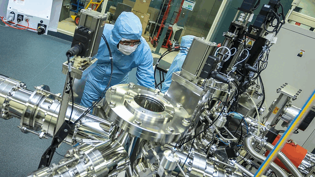 CSIRO’nun kuantum pil araştırmalarına adanmış laboratuvarının içinden.