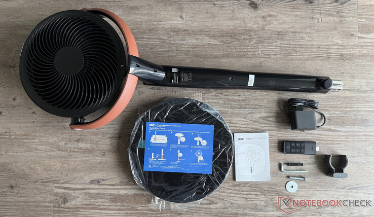 TurboPoly fan 513S'nin teslimat kapsamı