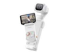 2 inçlik OLED uzaktan kumanda ekranı, Insta360 Luna Pro 8K gimbal kamerasından çıkarılabilir.