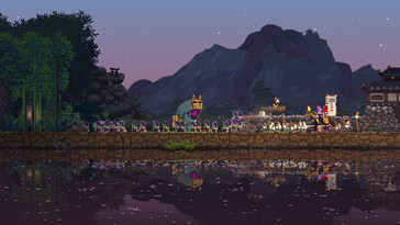Görselde: Kingdom Two Crowns oyunundan bir oynanış ekran görüntüsü.