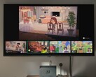 Switch 2 GameChat bir TV'de gösterildi
