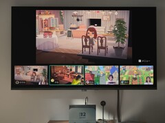 Switch 2 GameChat bir TV'de gösterildi