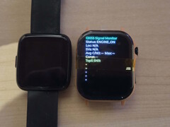 PineTime Pro (sağda) PineTime ile karşılaştırıldığında.