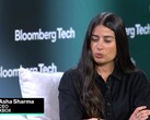 Asha Sharma Bloomberg Tech röportajı sırasında.