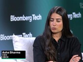Asha Sharma Bloomberg Tech röportajı sırasında.