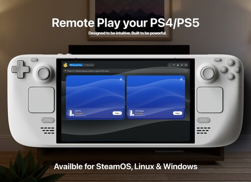 Asobi'de PS Remote Play: Remote Play bir Steam Deck'te gösterildi