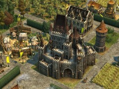 Anno 1404 - History Edition oyununda bir kaleyi gösteren bir resim.
