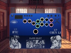 Victrix Pro KO Kaldıraçsız Dövüş Çubuğu Street Fighter II: Champion Edition üstten görünüm