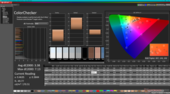 Kalibrasyondan önce ColorChecker (P3)