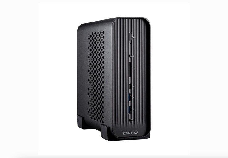 AMD işlemcili DAIV CX-A9A60 mini PC, oldukça minimalist bir tasarıma sahiptir ve tek bir siyah renk seçeneğiyle sunulmaktadır.